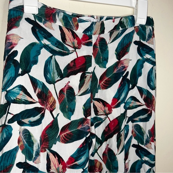 Onia Mila Pull On Tropical Cover Up Beach Pants Viscose Size Small - Picture 10 of 13